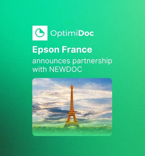 OptimiDoc | OptimiDoc Epson France announces partnership with NEWDOC and launch of OptimiDoc Server software