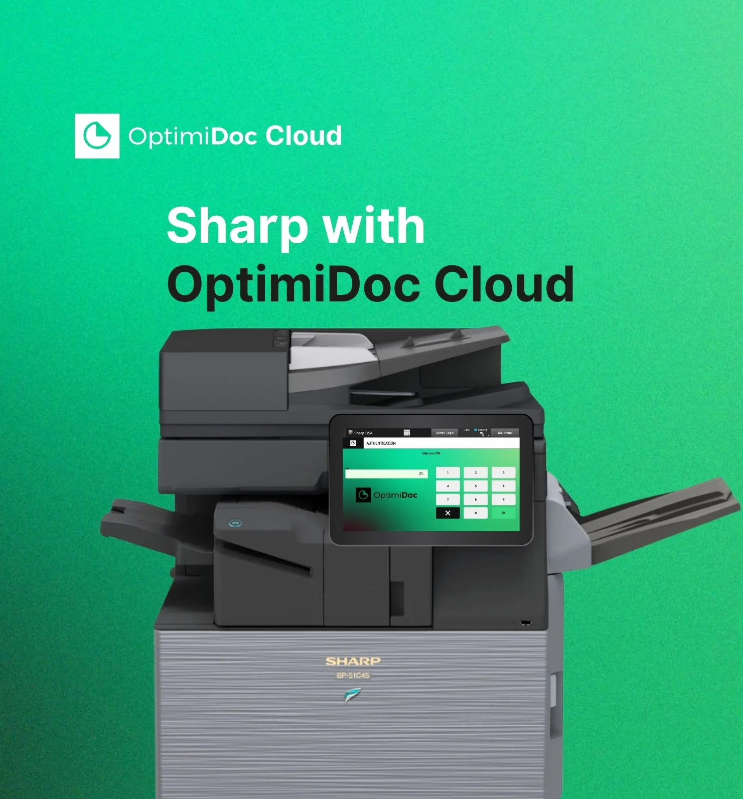 Sharp & OptimiDoc Cloud | Optimidoc